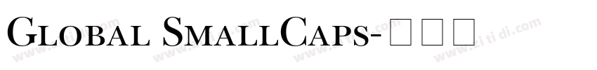 Global SmallCaps字体转换